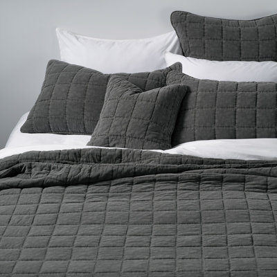 Ensemble de courtepointe Sweet Charcoal
