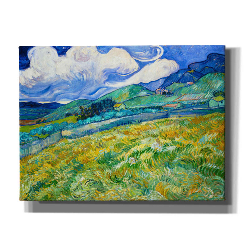 «Landscape from SaintRemy on Canvas» par MASTERS, impression, H 12 po x l 16 po x P 0,75 po