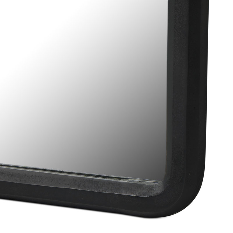 Prynne Mirror-Black Aluminum