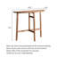 Console demi-lune en bois de frêne massif-410204168-410204169-410204175