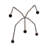 Albright 16'' H Metal Tabletop Candle Holder-1858152034