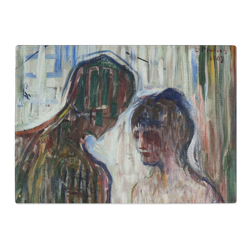 Nude Man and Woman by Edvard Munch Chopping Board, 0.4cm H x 28.5cm W x 39cm L