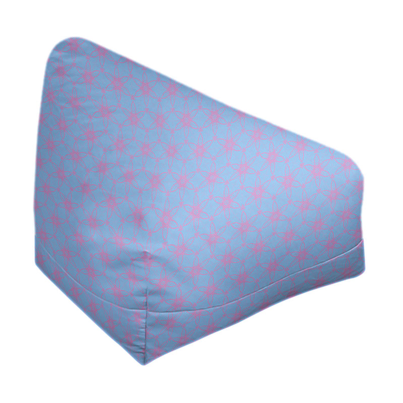 Fauteuil à billes et méridienne standard Leffel, H 120 po x l 31 po x P 60 po, Bleu/rose, Pas de bourre
