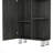 Urano Linen High Bathroom Cabinet with Four Exterior Open Shelves-892090666