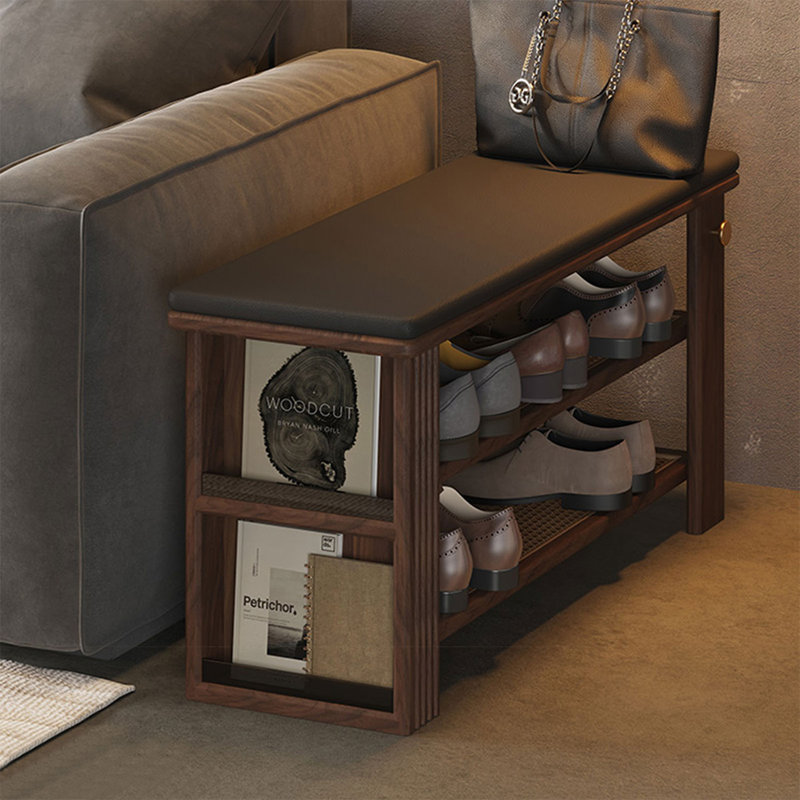 Banc rembourré en cuir de microfibre