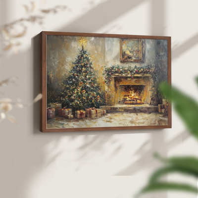 Chirstmas Art-CCCVII -Framed Print - Restickable