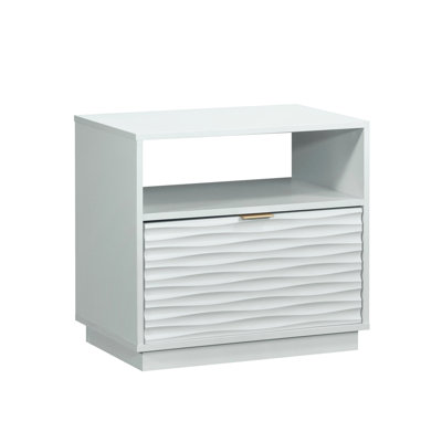 Table de chevet, finition blanche