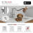 Single Handle Pull-Down Bathroom Faucet with Dual-Function Sprayer, Brushed Stainless Steel, Single Hole Vanity Sink Faucet-123994903