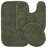 Mccluney 3 Piece Ultra Soft Bath Rug Set with Non-Slip Backing-2141080939