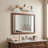 3-Light Antique Bronze Bathroom Vanity Light