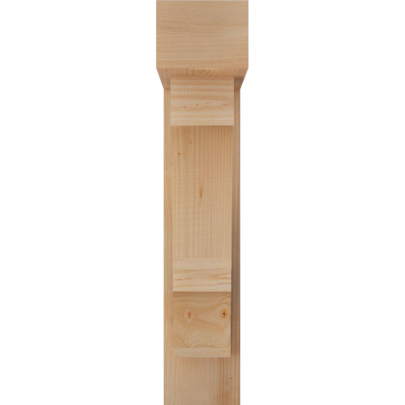 Support de bloc Balboa avec entretoise décalée, 38 x 26, Sapin Douglas de l 7 1/2 (lisse)