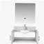 Lavabo de baignoire avec robinet et miroir à DEL-787712771-787712776
