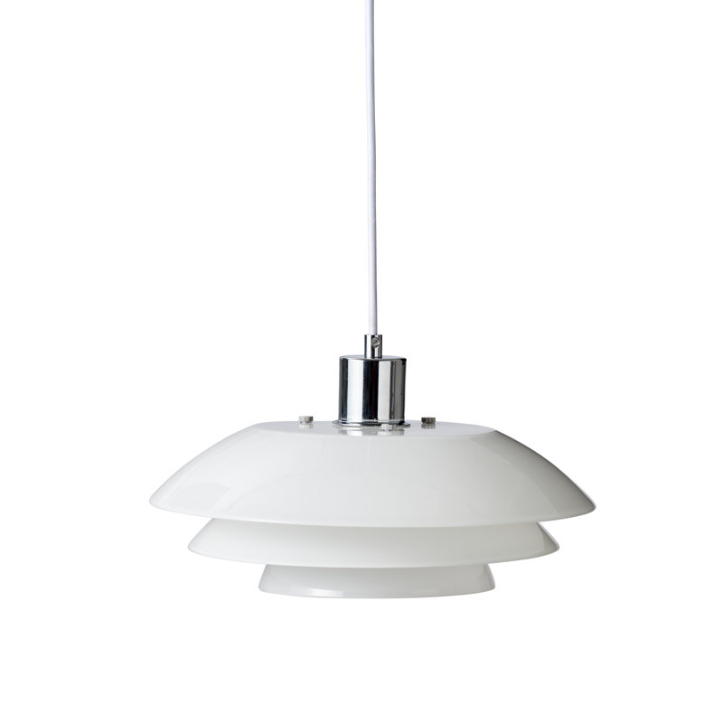 1 - Light White Dome Pendant