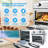 12.5 Qt 7 In 1 Convection Toaster Oven, 1500W, Stainless Steel, 5 Preset Functions Roast, Bake, Grill, Broil, Toast, Dehydrate, Defrost