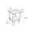 Gray Chair With Folding Feature & Side Table. Roomy Seat, Tall Back, Wide . Material, Withstands Weather. Cup Holder Available. Effortless Assembly. 350Lbs Weight Limit Outdoor Table In Gray.-1266549458