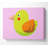 Red Spot Bird Pink - Wrapped Canvas Print-1288461186