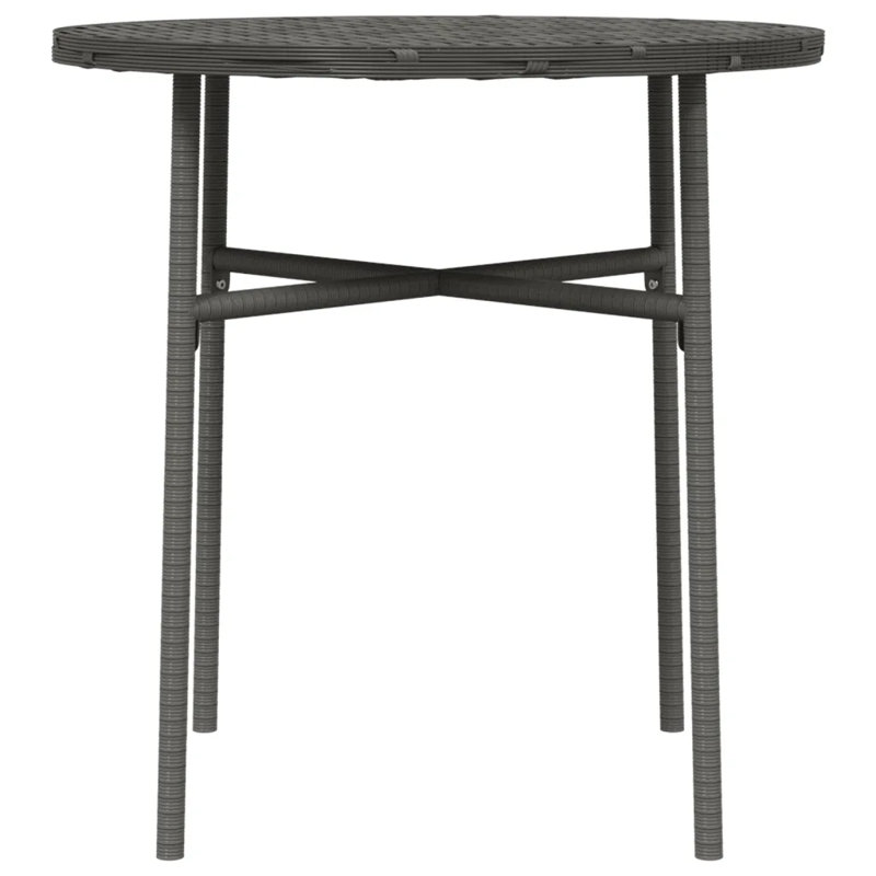 Hardine Round Outdoor Dining Table - 45 cm W 45 cm D, Grey