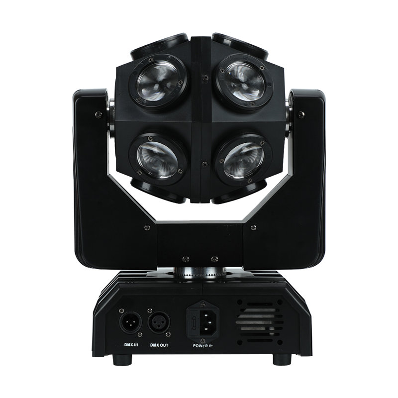 Saco 12W RGBW High Brightness LED Beam Moving Head DJ Disco Stage Wash Light
