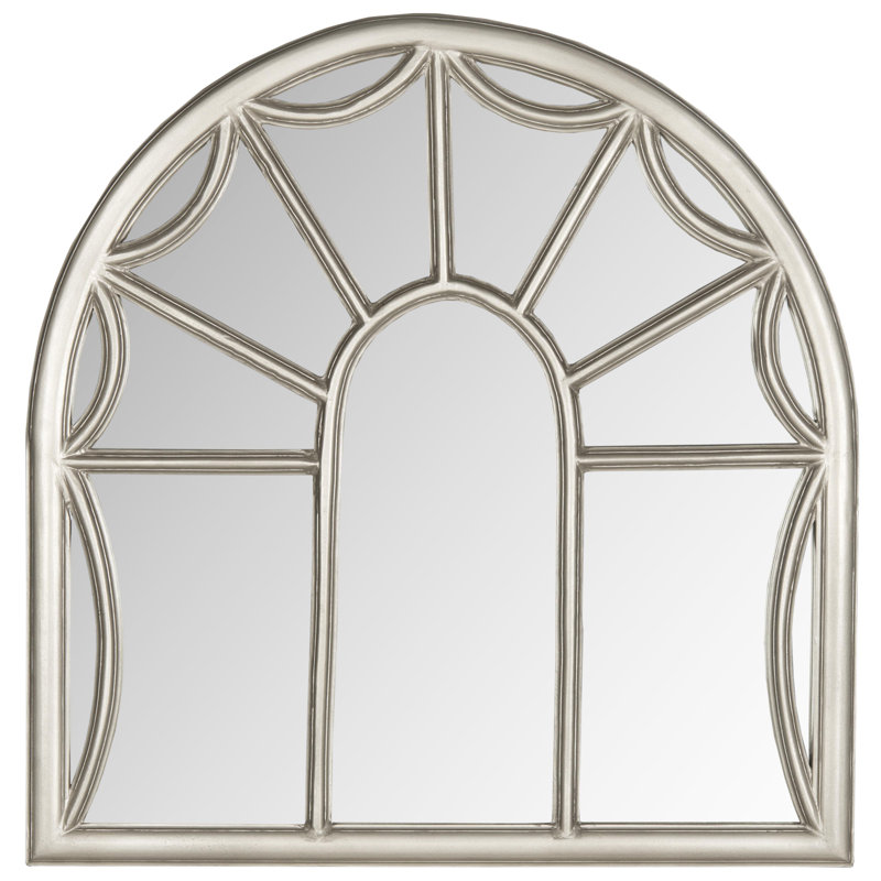 Whitford Flat Wall Mirror, Pewter