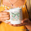Tasse à motif floral avec nœud floral Coquette