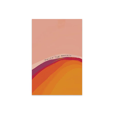 Trust The Process by Morgan Harper Nichols - Unframed Graphic Art