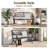 Ethanael Powder Coated Steel Outdoor Bench