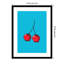 «Twin Cherries» par Nicholas Wood, reproduction d'art encadrée-566683718