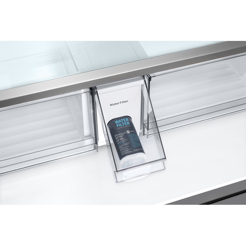 36" French Door Freestanding Refrigerator Counter Depth, Silver