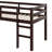 Twin Loft Bed With Guardrails And Ladder-721587287