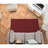 Togut Geometric Tufted Chili Red Area Rug-624618300