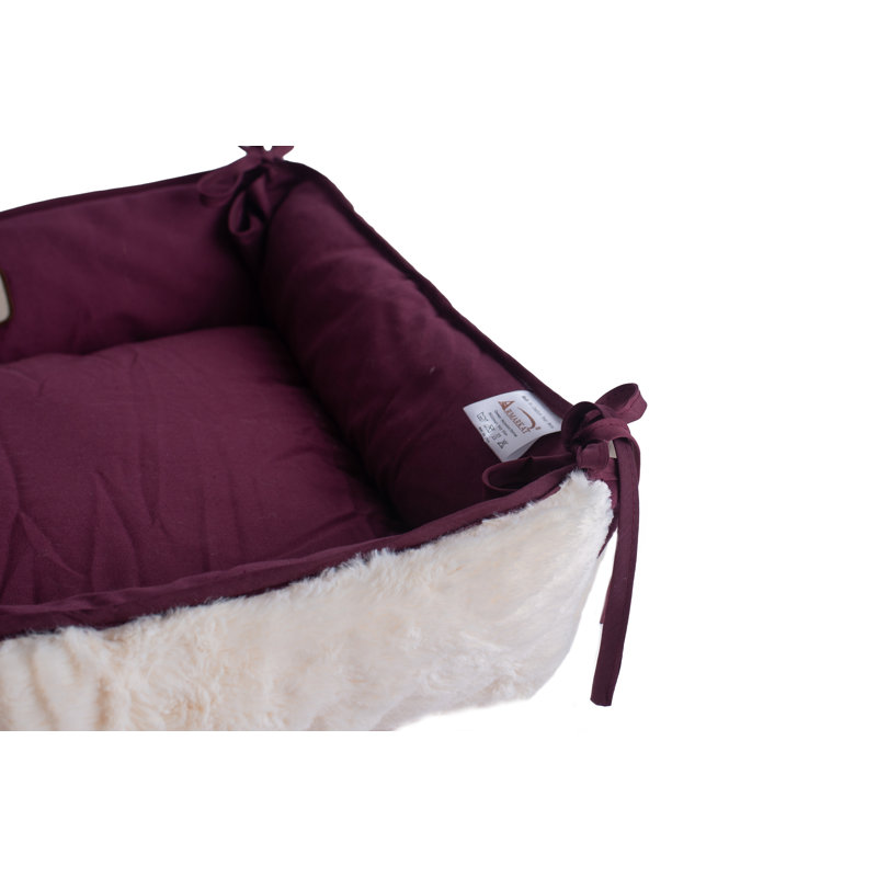 Canvas Bolster Pet Bed