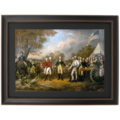Surrender of General Burgoyne by John Trumbull | Framed Print