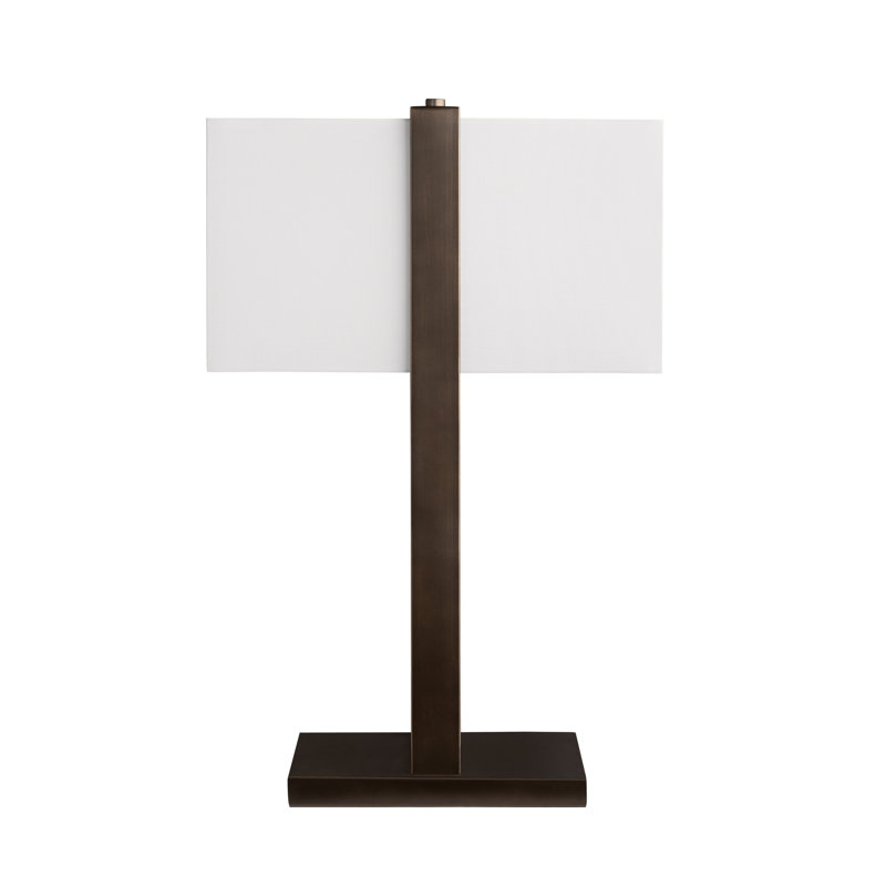 28"H Metal Table Lamp With Shade