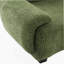 Canapé moderne en chenille 3 places avec accoudoirs courbés pour des espaces de vie compacts et élégants, vert-1739785790