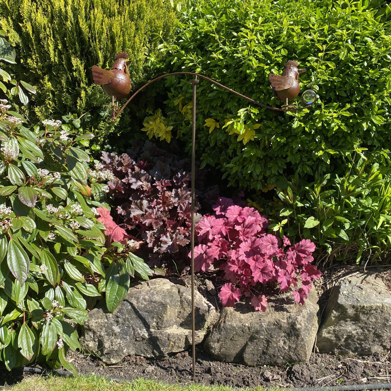 Stylish Evelina Metal Cockerel Garden Spinner - Hand-Finished Outdoor Lawn, Patio and Garden Décor Statue