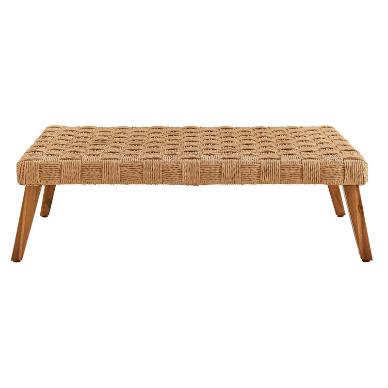 Table basse d'extérieur en rotin Thames