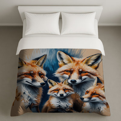 Housses de couette Group of Foxes