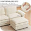 Modern Upholstered Arm Modular Storeable Sectional Sofa