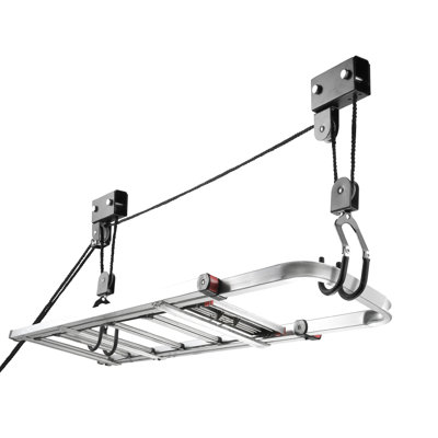 Kayak Hoist Overhead Garage Storage - Pulley System with 100lb Capacity for Kayak Canoe