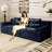 Boneless 71" Corduroy Loveseat Sofa, 3-Seater Cloud Couch, Boneless Couch in a Box, Comfy Deep Seat Sofa with Memory Foam, Pillows and Wide Armrests, Modern Small Couches for Small Spaces, No Assembly(71 inch diagonal armrest)-450999610