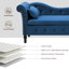 Chaise longue avec velours capitonné Dejonnae-694649065