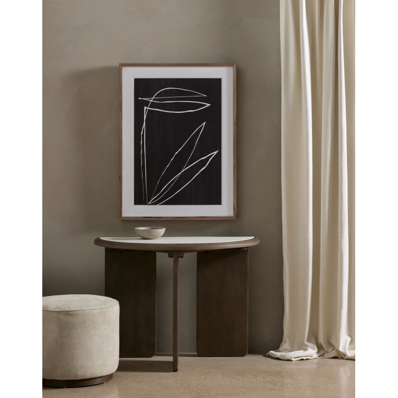 Abstract Botanic Line Drawing Print by Roseanne Kenny