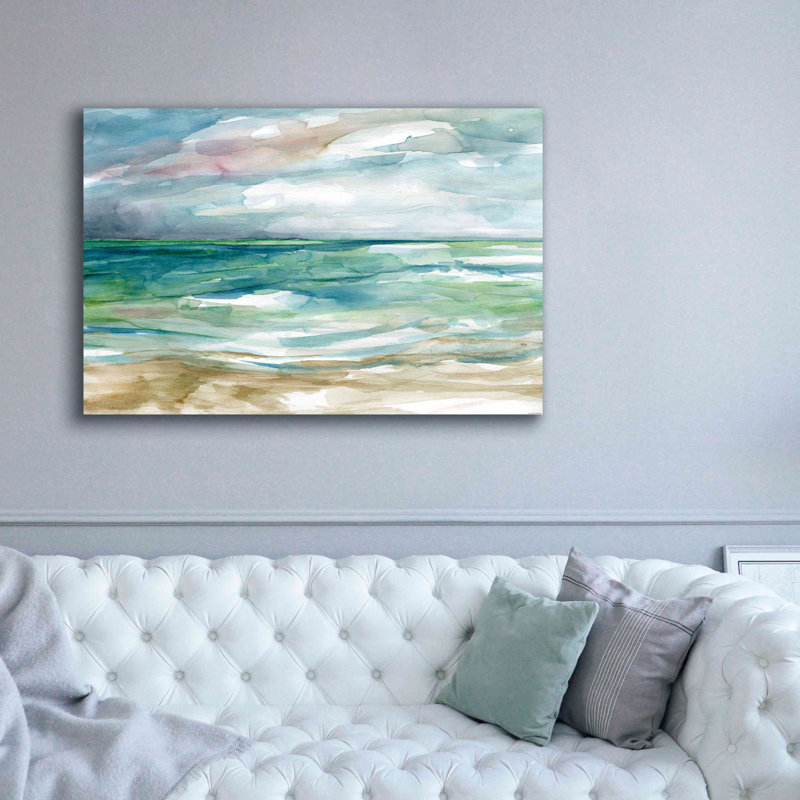 «Low Tide 2» par Jadei, impression sur toile, H 40 po x l 60 po x P 1,5 po