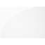 Bureau d'ordinateur, bureau personnel, ordinateur portable, tiroirs de rangement, L 48 po, travail, stratifié blanc brillant, contemporain, moderne