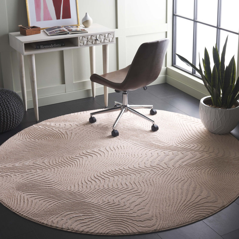 Markandu Performance Abstract Rug, Round 6'7"