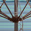 Parasol de patio en bois 11 pi-1043243971