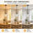1-light 7.67" Clear Hammered Glass Pendant Light Kitchen Island Light-512223532