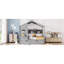 Lit double en bois avec lit gigogne, conception moderne pour enfants avec tablette de rangement-1841584872-1841584869