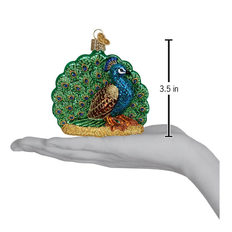 Ornement figurine suspendu peacock