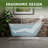 67" x 30" Freestanding Acrylic Bathtub